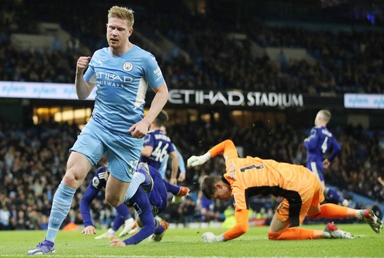 Kevin De Bruyne tìm lại phong độ vào lúc này là điều tuyệt vời nhất mà Man.City có được. Ảnh: Getty Images