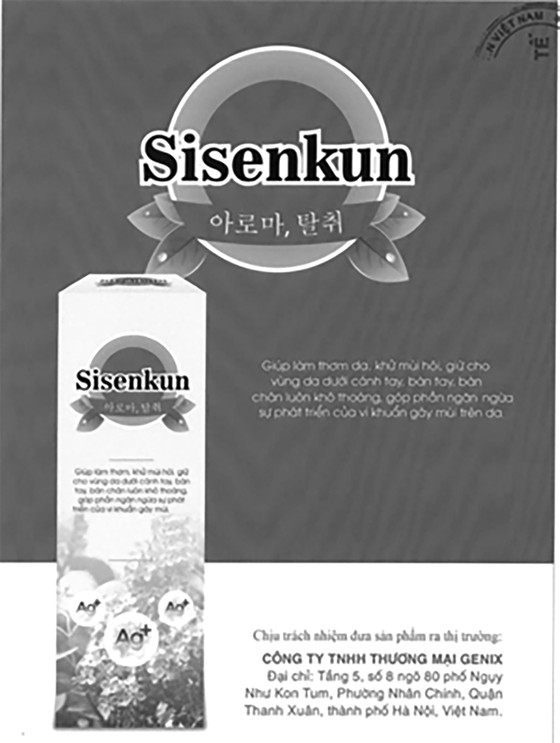 Xịt thảo dược Sisenkun: Khử mồ hôi tay chân - mùi dưới cánh tay nhanh chóng, hiệu quả ảnh 1