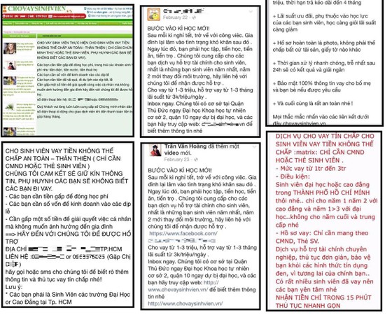 Vay “nóng” bủa vây sinh viên ảnh 1