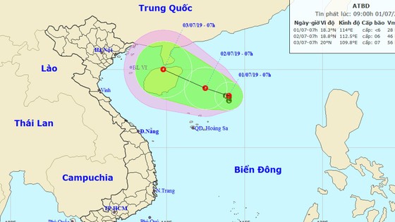 Vùng áp thấp có khả năng mạnh lên thành áp thấp nhiệt đới vào sáng 2-7 ảnh 1