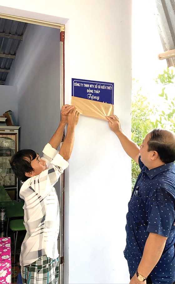 Công ty Xổ số Đồng Tháp tiếp tục thực hiện công tác an sinh xã hội ảnh 1