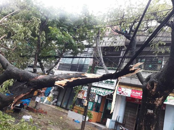 Bão số 9 càn quét các tỉnh miền Trung, hàng trăm nhà dân tốc mái ảnh 17