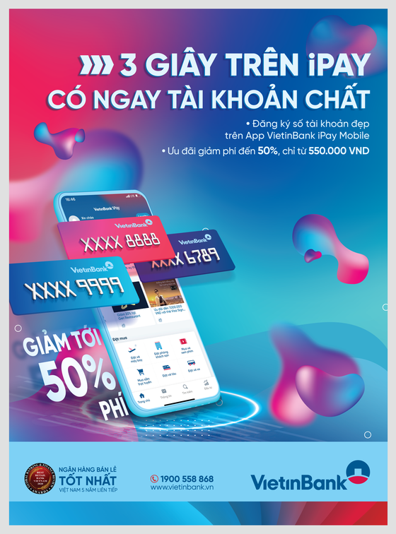 Đăng ký tài khoản số đẹp ngay trên ứng dụng VietinBank iPay Mobile: Giảm phí lên đến 50% ảnh 1