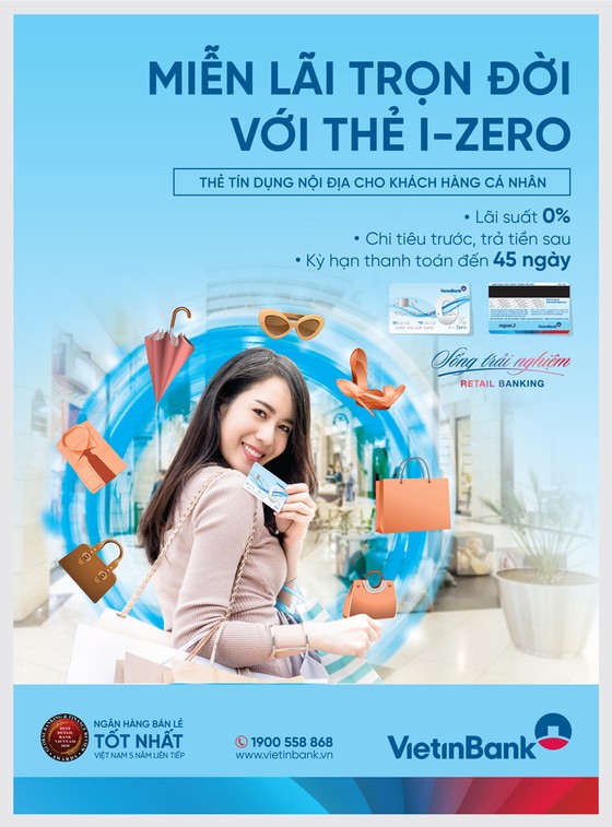 Miễn lãi trọn đời với thẻ trả góp VietinBank i-Zero ảnh 1