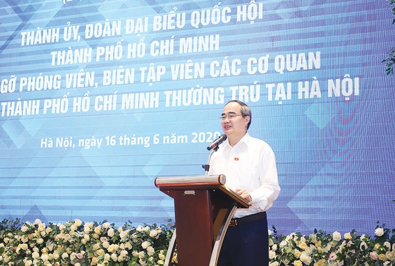 Mong báo chí cùng góp phần thực hiện các mục tiêu chung của TPHCM và cả nước ảnh 1