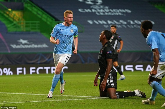Lyon bất ngờ hạ gục Man.City để tiến vào bán kết Champions League 2020 ảnh 1