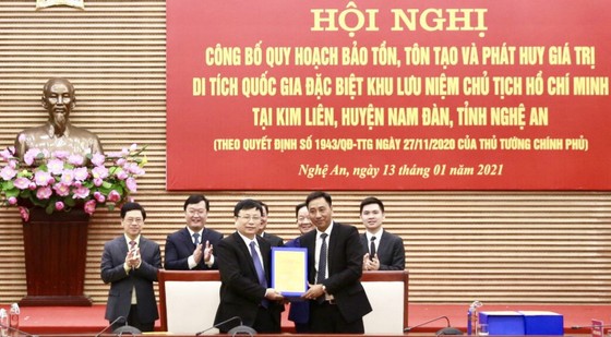 Công bố quy hoạch bảo tồn, tôn tạo và phát huy giá trị Khu lưu niệm Chủ tịch Hồ Chí Minh tại Nghệ An ảnh 2