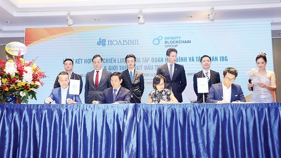 Hòa Bình ký kết hợp tác chiến lược với IBG ảnh 1