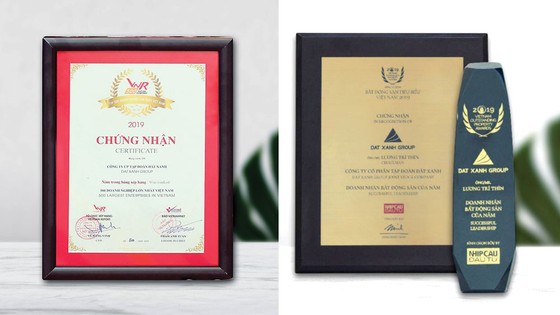 Tập đoàn Đất Xanh cùng lúc nhận 3 giải thưởng bất động sản ảnh 1