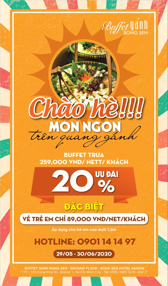 Buffet Gánh Bông Sen khuyến mại đặc biệt - Chào mừng ngày báo chí cách mạng Việt Nam ảnh 1