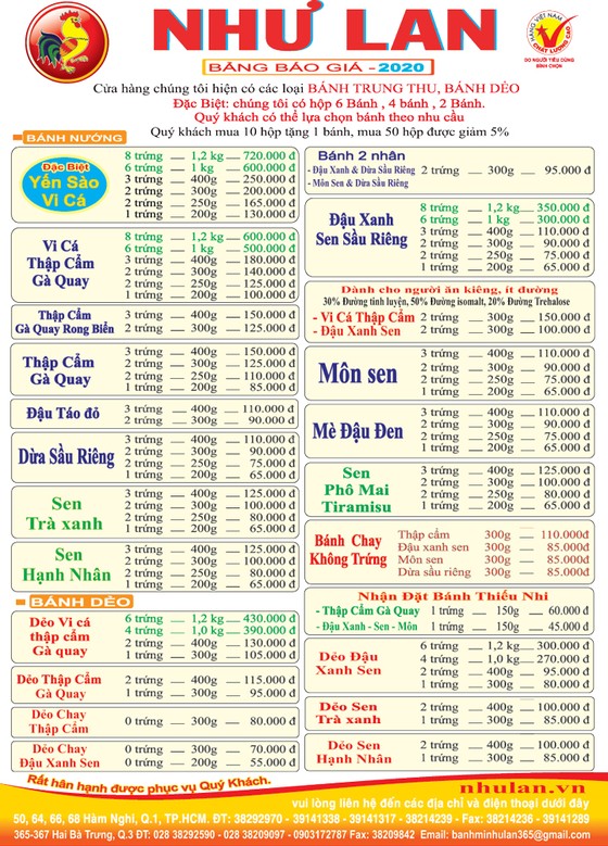 Bánh Trung thu Như Lan - Hương vị truyền thống, trọn vẹn nghĩa tình ảnh 1