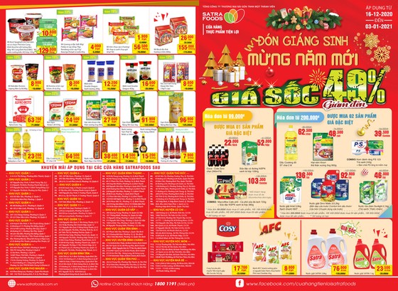 Hệ thống bán lẻ SATRA khuyến mại 'Đón giáng sinh - Mừng năm mới 2021' ảnh 1