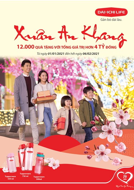 Dai-ichi Life Việt Nam triển khai chương trình khuyến mại hấp dẫn 'Xuân An Khang' ảnh 1