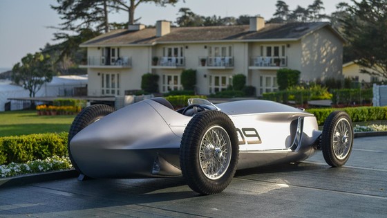 Ngắm xe tân cổ giao duyên Infiniti Prototype 9 bằng xương, bằng thịt - Ảnh 5. Ngắm xe tân cổ giao duyên Infiniti Prototype 9 bằng xương, bằng thịt - Ảnh 5.