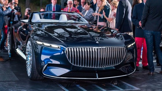 Chiêm ngưỡng vẻ đẹp xuất sắc của Vision Mercedes-Maybach 6 Cabriolet ngoài đời thực Chiêm ngưỡng vẻ đẹp xuất sắc của Vision Mercedes-Maybach 6 Cabriolet ngoài đời thực