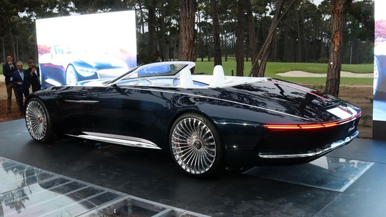Chiêm ngưỡng vẻ đẹp xuất sắc của Vision Mercedes-Maybach 6 Cabriolet ngoài đời thực - Ảnh 3. Chiêm ngưỡng vẻ đẹp xuất sắc của Vision Mercedes-Maybach 6 Cabriolet ngoài đời thực - Ảnh 3.