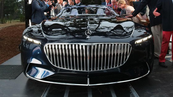 Chiêm ngưỡng vẻ đẹp xuất sắc của Vision Mercedes-Maybach 6 Cabriolet ngoài đời thực - Ảnh 4. Chiêm ngưỡng vẻ đẹp xuất sắc của Vision Mercedes-Maybach 6 Cabriolet ngoài đời thực - Ảnh 4.