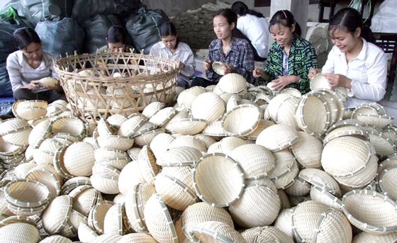 Rổ rá đan tre ảnh 1