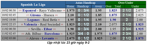 Lịch thi đấu bóng đá Ngoại hạng Anh ngày 9-2 và 10-2 ảnh 9