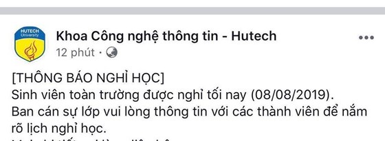 Nam thanh niên rơi từ lầu cao trong khuôn viên HUTECH, tử vong tại chỗ ảnh 4