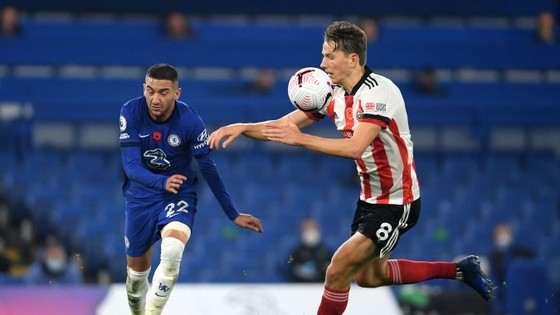 Chelsea thắng ngược Sheffield United: Thiago Silva và Werner ghi bàn trong màn trình diễn của Ziyech ảnh 5