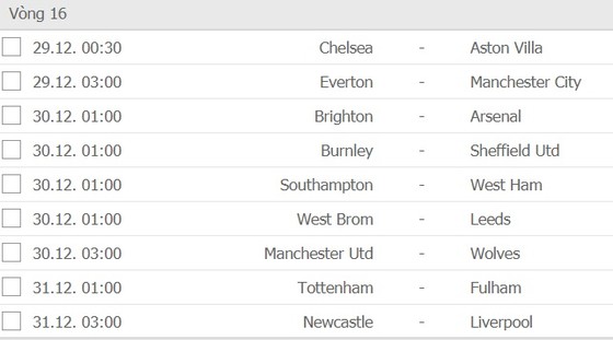 Kết quả và xếp hạng vòng 15: Liverpool và Tottenham đều bị cầm chân ảnh 3
