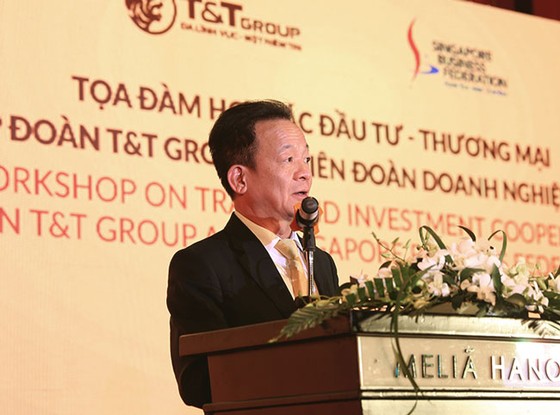 T&T Group hợp tác thương mại và đầu tư với Liên đoàn DN Singapore ảnh 1