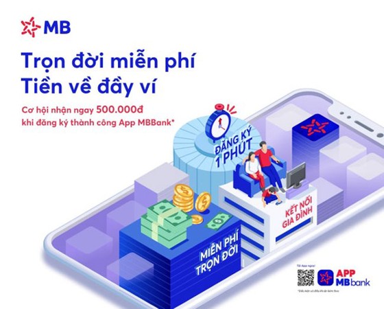 Miễn phí giao dịch online cùng MBBank ảnh 1