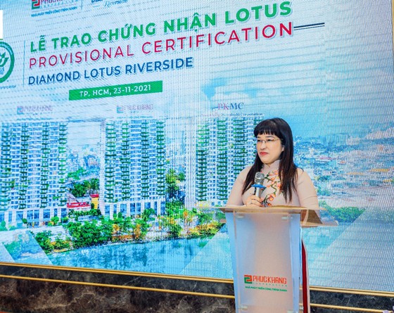 Diamond Lotus Riverside được trao chứng nhận Lotus Provisional Certification ảnh 1