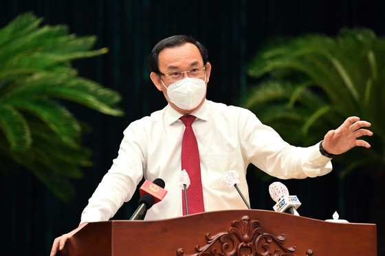 Bí thư Thành ủy TPHCM Nguyễn Văn Nên: Đại biểu HĐND TPHCM là những 'chiến sĩ' quan trọng trên mặt trận chống dịch ảnh 1
