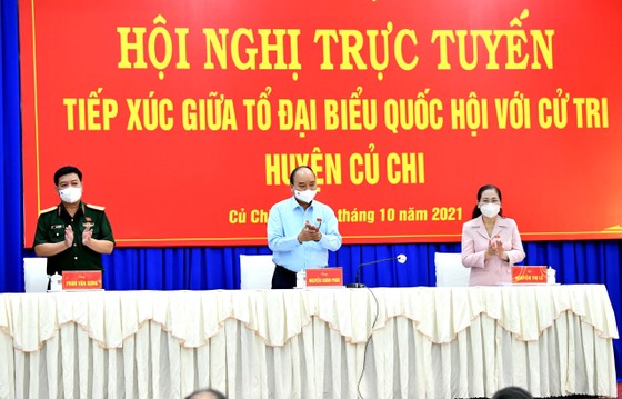 Chủ tịch nước Nguyễn Xuân Phúc trực tiếp cùng các ngành có buổi xúc tiến đầu tư vào huyện Củ Chi ảnh 1