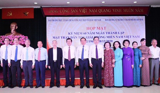 Họp mặt truyền thống kỷ niệm 60 năm Ngày thành lập Mặt trận Dân tộc giải phóng miền Nam Việt Nam ảnh 1