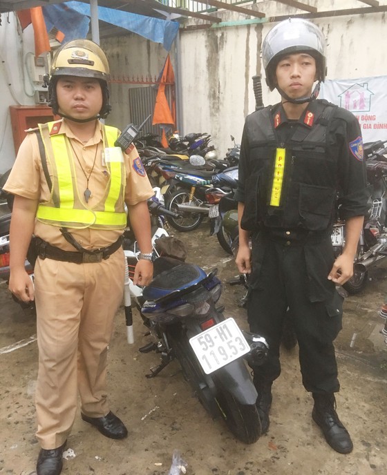 CSGT lần theo định vị bắt tên trộm nghiện ma tuý ảnh 2