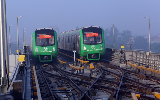 Bắt đầu vận hành thử đoàn tàu đường sắt đô thị Cát Linh- Hà Đông ảnh 3