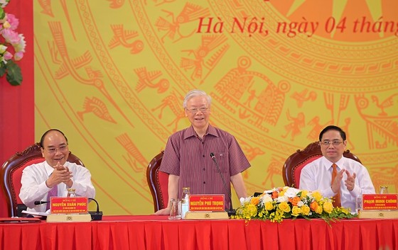 Tổng Bí thư Nguyễn Phú Trọng: Chú ý xây dựng con người, 'quân phải tinh, tướng phải mạnh' ảnh 1