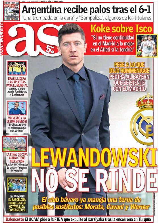 Lewandowski thỉnh cầu Bayern chuyển nhượng sang Real Madrid ảnh 1