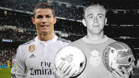 Ronaldo bây giờ phải so sánh với Di Stefano ảnh 1