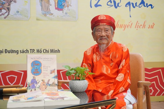 Ra mắt tiểu thuyết lịch sử 'Loạn 12 sứ quân' của nhà nghiên cứu 99 tuổi ảnh 3