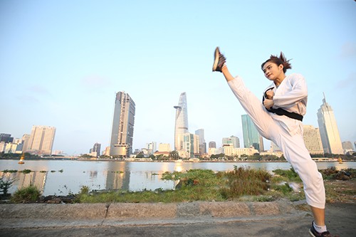 Người đẹp Karatedo Bùi Minh Anh chia sẻ những điều thú vị trong ngày 8-3 ảnh 2