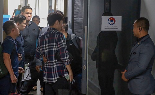 Xuân Trường, Công Phượng, Văn Lâm hội quân cùng tuyển Việt Nam tại khách sạn Modena (Buriram – Thái Lan) ảnh 1