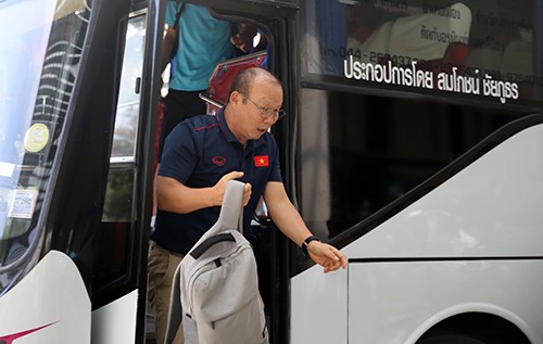 Xuân Trường, Công Phượng, Văn Lâm hội quân cùng tuyển Việt Nam tại khách sạn Modena (Buriram – Thái Lan) ảnh 3