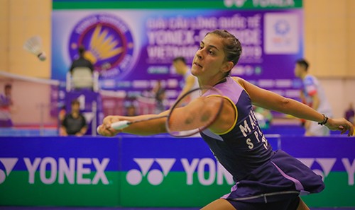 Giải cầu lông Việt Nam Open 2019: Tay vợt Carolina María thua thảm vì khinh địch ảnh 6