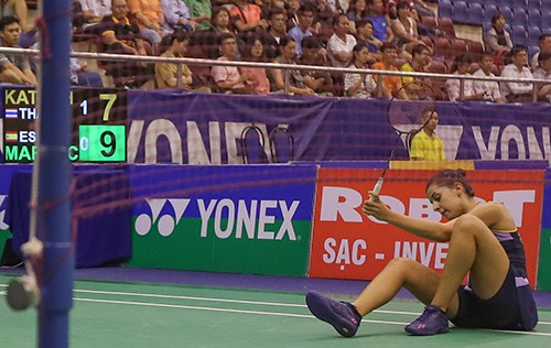 Giải cầu lông Việt Nam Open 2019: Tay vợt Carolina María thua thảm vì khinh địch ảnh 9