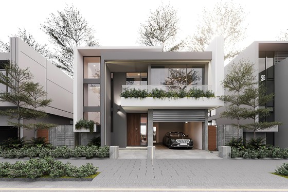 Vẻ đẹp của kiến trúc tương lai từ mẫu biệt thự quốc tế Regal Victoria ảnh 1