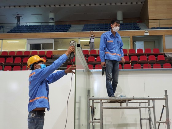 Đà Nẵng khẩn trương hoàn thành Bệnh viện dã chiến tại cung thể thao Tiên Sơn ảnh 4