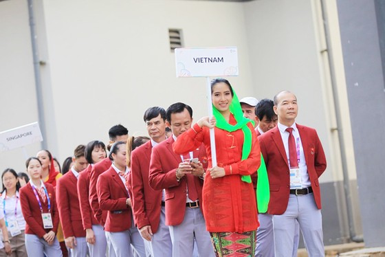 Cờ Việt Nam đã tung bay ở đấu trường Asiad 2018 ảnh 1