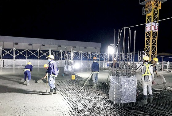 Công trình COBI CIF đổ thành công khối bê tông sàn 2.000m3 ảnh 1