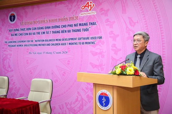 Công bố phần mềm xây dựng thực đơn cho bà mẹ và bé ảnh 1
