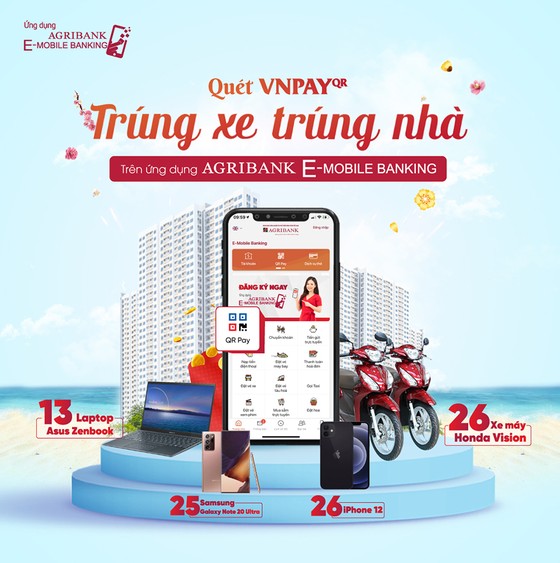 Đón Tết Tân Sửu 2021 - Thanh toán QR Pay nhận 'siêu quà tặng' trên ứng dụng Agribank E-Mobile Banking ảnh 1