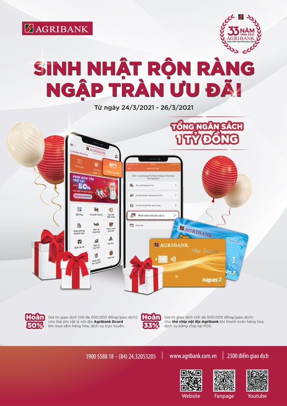 Agribank dành 1 tỷ đồng tặng thưởng cho Chủ thẻ Nội địa ảnh 1
